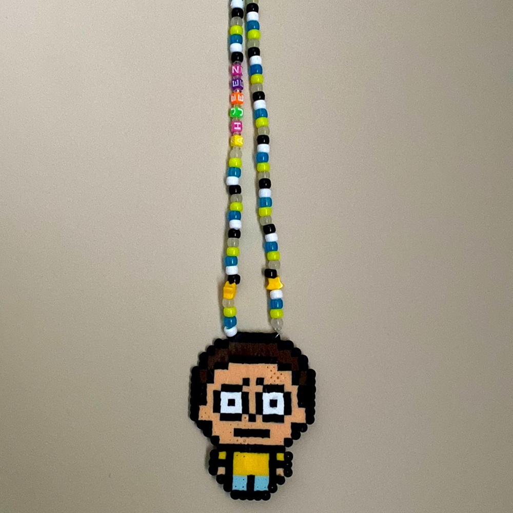 Morty “Ah Jeez” Kandi Rave Necklace
